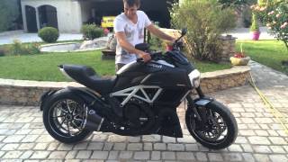 New ducati diavel 2014 carbon avec ligne termignoni céramique [upl. by Ennael247]