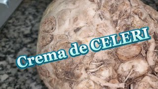 Crema de CELERIfoodvitaminasdiabetesantiinflamatóriocolestroldiuretico [upl. by Allerus]