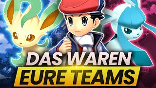 Das waren EURE TEAMS für Pokemon Strahlender Diamant und Leuchtende Perle [upl. by Ard627]