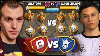 1st OFFICIAL PRO Town Hall 16 WAR  CLASH CHAMPS vs Creators [upl. by Ilene144]