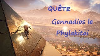 Assassins Creed Origins  Quête  Gennadios le Phylakitai [upl. by Penrose]