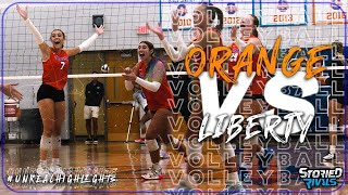 HIGH SCHOOL VOLLEYBALL  Olentangy Orange vs Olentangy Liberty  HIGHLIGHT [upl. by Cramer]