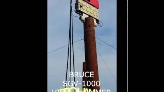 Bruce Vibro Hammer SGV1000 Double Clamp [upl. by Ainoval]