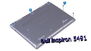 How to disassembly Dell Inspiron 5491 Laptop repair [upl. by Annavas]