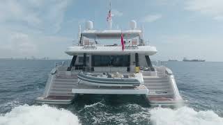 Touring PRONTO An 80 Sunreef Power Cat  Masterpiece of Tropical Luxury [upl. by Araccot]