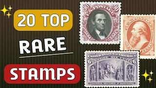 US Stamps Worth Lot of Money  Most Expensive amp Rare American Postage Stamps [upl. by Ardnohsal]