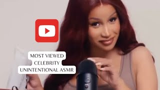 Most Viewed Celebrity Unintentional ASMR kimkardashian cardib kyliejenner selenagomez [upl. by Nemrak]