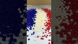 drapeau français France flag with beads🇲🇫 satisfying asmr france reverse [upl. by Aprile]