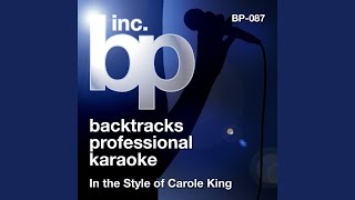 Beautiful Karaoke Instrumental Track In the Style of Carole King [upl. by Namad]