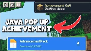 Minecraft PE Advancement Pack Addon  Version 119 [upl. by Evelin]