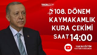 108 DÖNEM KAYMAKAMLIK GÖREV YERİ KURA ÇEKİMi TÖRENİ [upl. by Phillipe]