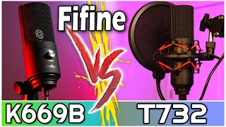 Fifine T732 vs Fifine K669B  Best Budget Mic Kits Face Off  Which is For You [upl. by Otrevlig]