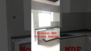 Modular MDF Kitchen Design kitchendesign home design modularkitchen [upl. by Asaeret]