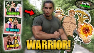 SO wirst DU zum WARRIOR⚔️ Kompletter TRAININGSPLAN für JEDEN🤯  ROAD TO WARRIOR💪🏾 [upl. by Petie624]