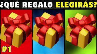 😱 ELIGE 1 REGALO DE 3 🎁  ¡ADIVINANZAS DE REGALOS  Choose your gift🚀 [upl. by Rauch]