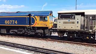 66774 departs Eastleigh June 21st 2024 [upl. by Norman310]