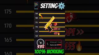 New Settings ⚙️ Realme Note 50 📲 Sensi  Dpi  2024 Free Fire ⚡ Highlights [upl. by Notniw]