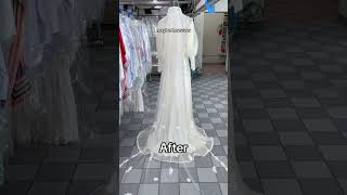 Should you store your wedding dress in plastic weddingdress howto shorts [upl. by Patrizius532]