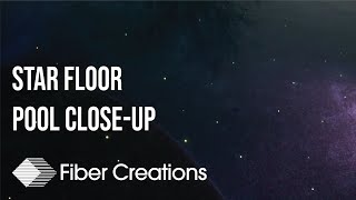 Star Floor Pool CloseUp  Fiber Optic Star Floor Kit Demonstration [upl. by Aissak148]