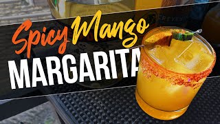 SPICY MANGO MARGARITA  Spicy Margarita with Jalapeño [upl. by Siffre]