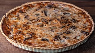 Quiche Lorraine de Endivias Cabrales Nueces y Pera 🥧🍐🧀 [upl. by Schaab]