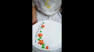 Big Circle Jam Painting Plate Decoration Teaching Video Master Original New Knowledge Creator M [upl. by Anse538]