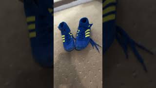 My wrestling shoes then vs nowfyp shorts cool wrestling [upl. by Holle]