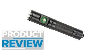 Tovatec 1000 USB Torch Review [upl. by Merrell]