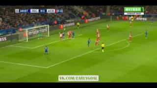 VARDY AMAZING GOAL VS ATLETICO  LEICESTER ATLETICO 2017 [upl. by Theressa441]