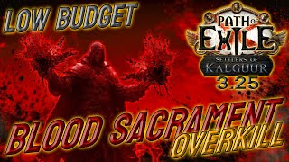 This 8 Div 35 million DPS Blood Sacrament Slayer Has Insane Clear  Path of Exile 325 [upl. by Odelinda]