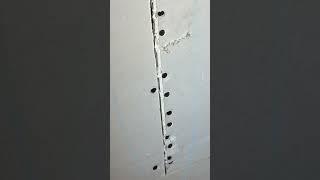 Drywall Bulge Hangers Sink 10 Screws Into THIS drywall diy construction [upl. by Dloreg921]