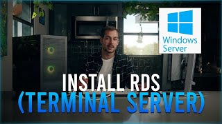 Installing Remote Desktop Services to Windows Server 2022 Terminal Server [upl. by Tildie852]