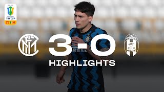 INTER 30 CROTONE  COPPA ITALIA PRIMAVERA HIGHLIGHTS  We go through to the quarters ⚫🔵 [upl. by Osrit]