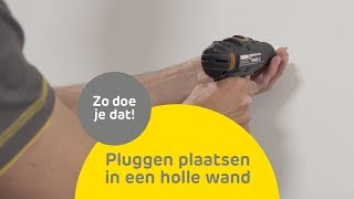 Iets ophangen aan een holle wand met pluggen  Zo doe je dat  Praxis [upl. by Timmie371]