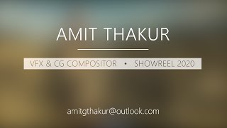 Compositing Showreel 2020  VFX  CG  Amit Thakur [upl. by Eillit851]