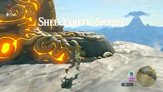 Zelda BOTW  7120 Shee Vaneer Shrine Dueling Peaks Region [upl. by Rossie273]