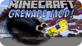 Minecraft GRENADE MOD Deutsch [upl. by Yhtir322]