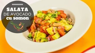 Salata de avocado cu somon  Bunatati din 5 in 10 [upl. by Nali]