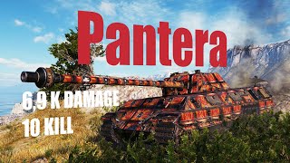 P44 Pantera 10 Kills 69 K Damage World of Tanks [upl. by Ycniuqed]