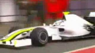 Brawn GP at Barcelona test [upl. by Lemmor]