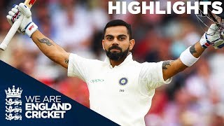 Kohlis Century Sees India Take Control  England v India 3rd Test Day 3 2018  Highlights [upl. by Hampton]