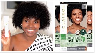 How I dye my natural hair at home DIY Colour with CLAIROL NATURAL INSTINCTS [upl. by Naesyar]