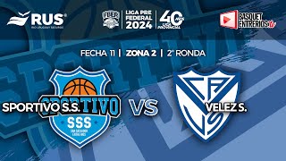 Liga Provincial de Mayores 2024 – Primera Fase Sportivo SS  Velez Sársfield [upl. by Imtiaz]