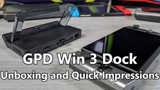 GPD Win 3 Dock  Unboxing and Quick Impressions [upl. by Hamilton569]