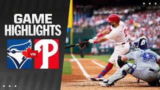 Blue Jays vs Phillies Game Highlights 5724  MLB Highlights [upl. by Jennette106]