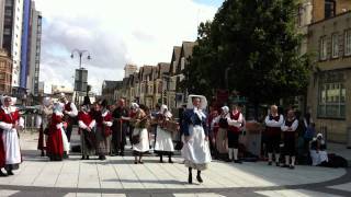 Twmpath Dance in Cardiff Queens Street 13 [upl. by Thordis]