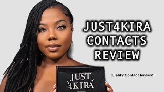 JUST4KIRA CONTACT LENSES REVIEW  THE BEST CONTACT LENSES [upl. by Acinaj]