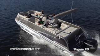 Princecraft  Vogue 25 2017 Ponton  Pontoon [upl. by Ipoillak]