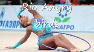 4 Rio angry birds rhythmic gymnastic music [upl. by Halil960]