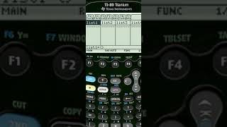 TI89 2SampFTest test of population variances and inverse F [upl. by Nirual]